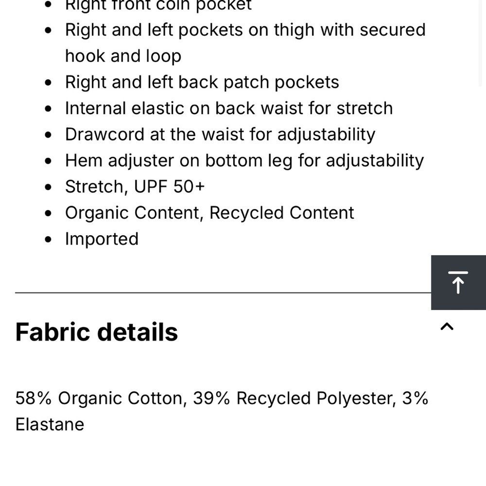 Prana Ripstop Utility Pant - Picture 5 of 5